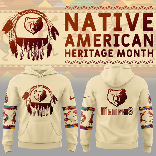 Memphis Grizzlies Native American Heritage Nike Hoodie Set V3 | RD31