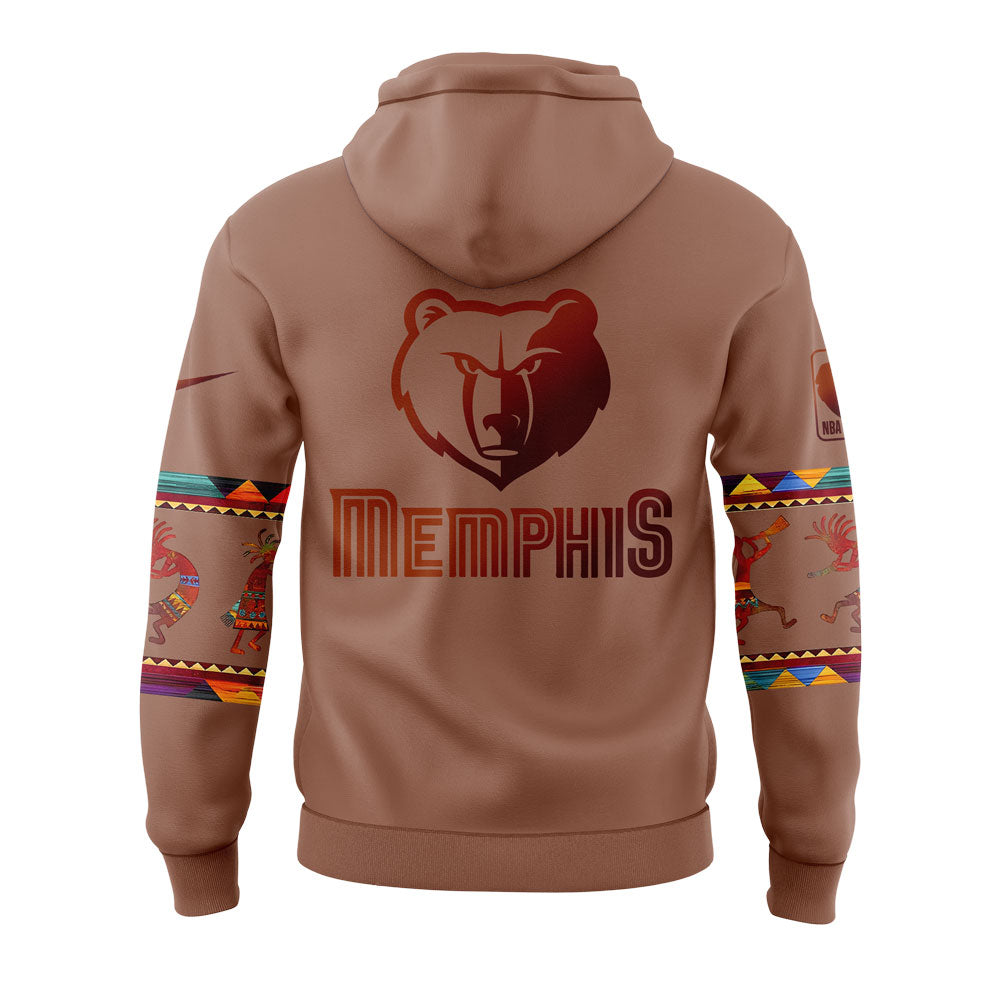 Memphis Grizzlies Native American Heritage Nike Hoodie Set V4 | VO67