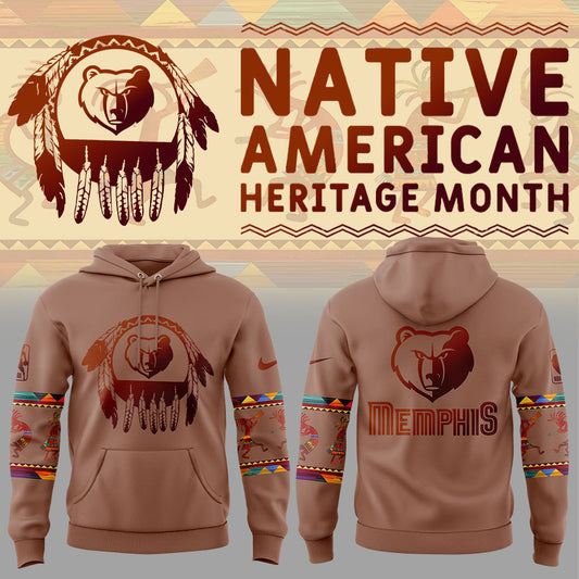 Memphis Grizzlies Native American Heritage Nike Hoodie Set V4 | VO67