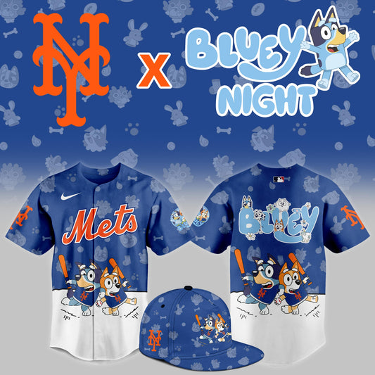 New York Mets 2025 Bluey Night Event Limited Jersey | RB69