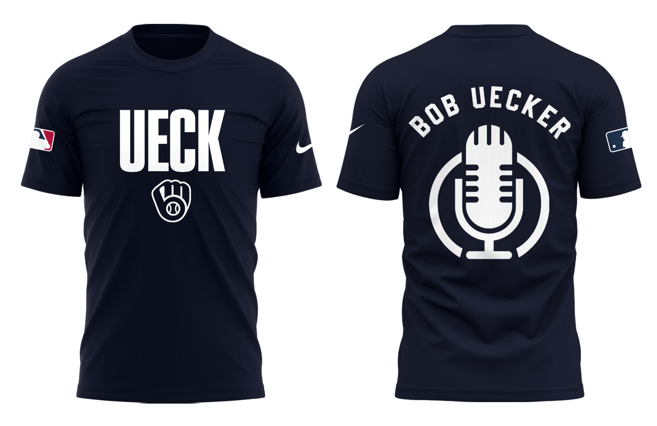 Honoring The Legend, Brewers Baseball Hall of Famer Bob Uecker TShirt -PU011725006