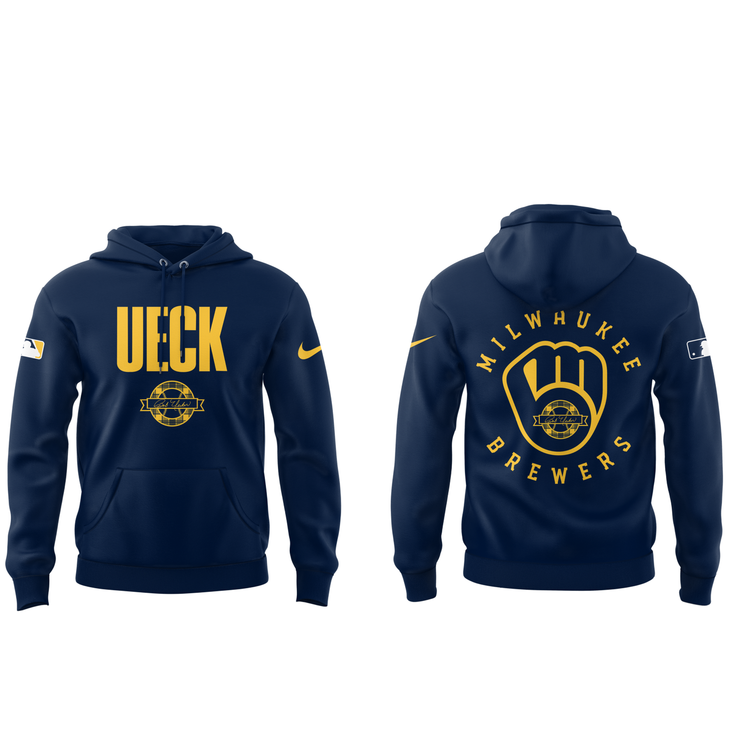 Honoring The Legend, Brewers Baseball Hall of Famer Bob Uecker Hoodie-PU021225001
