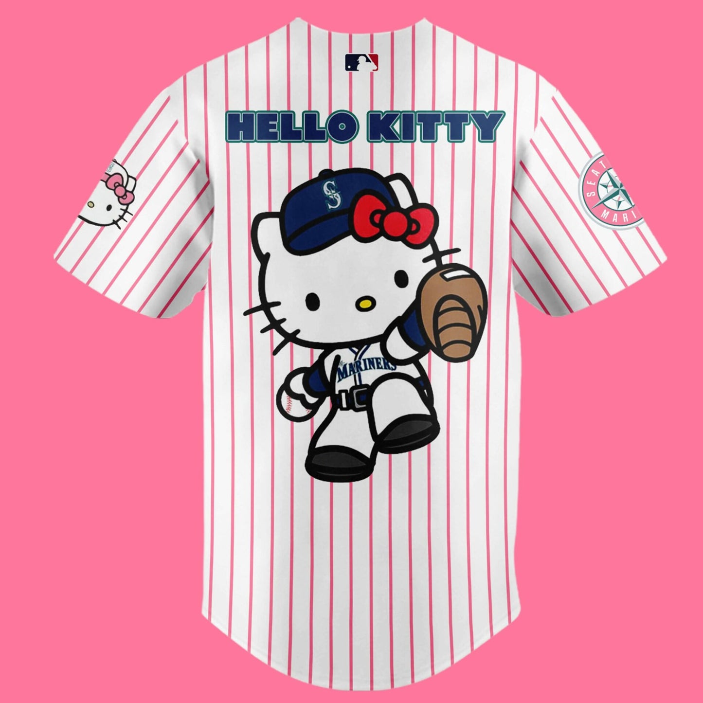 Limited Edition Hello Kitty Night September 10th Baseball Jersey-PU090824503
