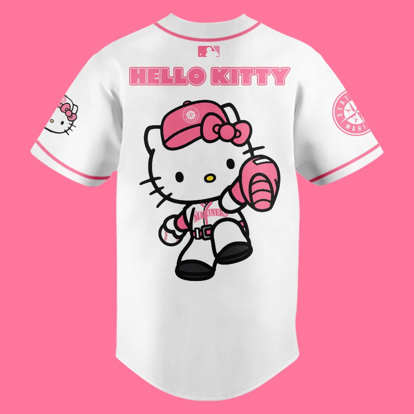 Limited Edition Hello Kitty Night September 10th Baseball Jersey-PU090824506