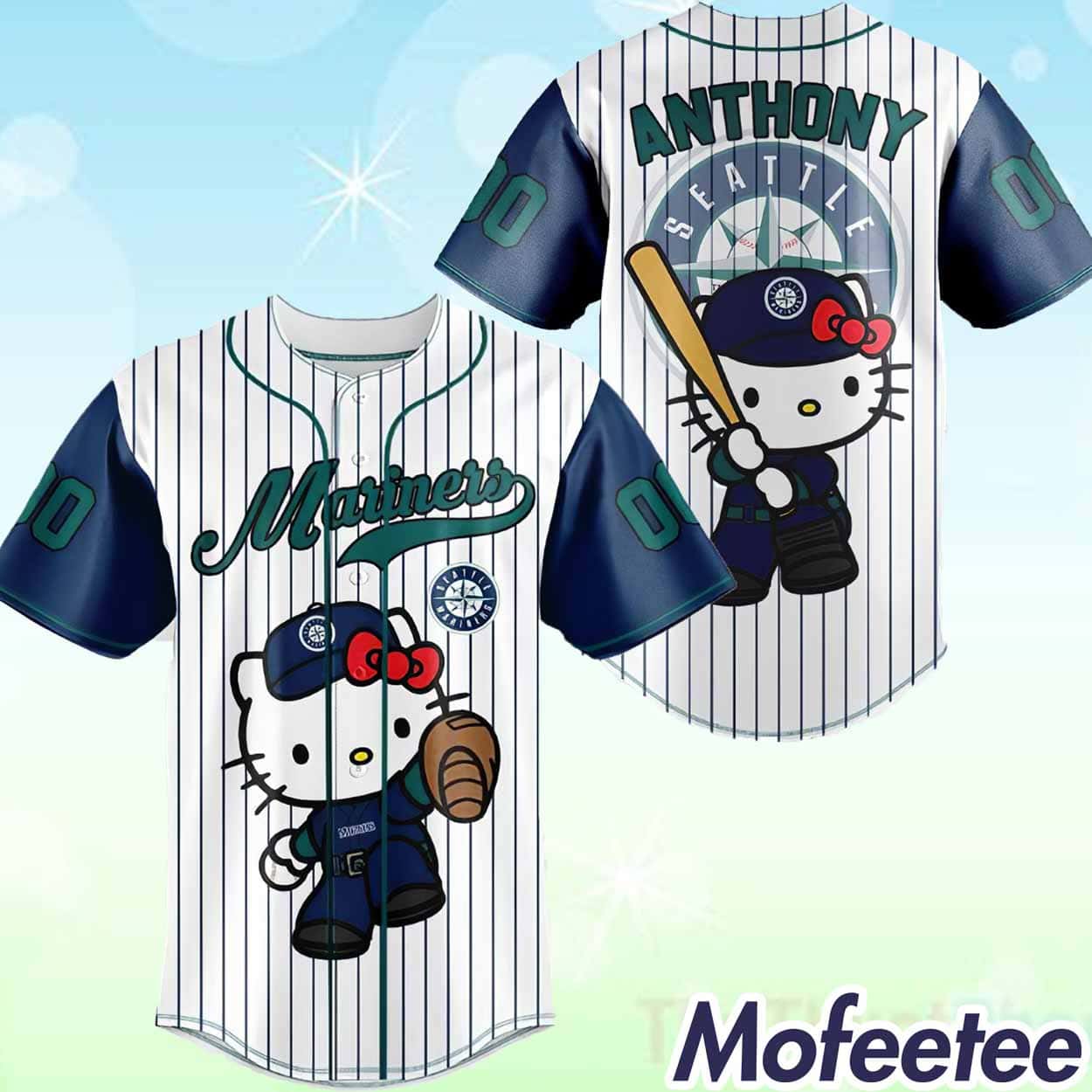 Limited Edition Hello Kitty Night September 10th Baseball Jersey-PU090824508