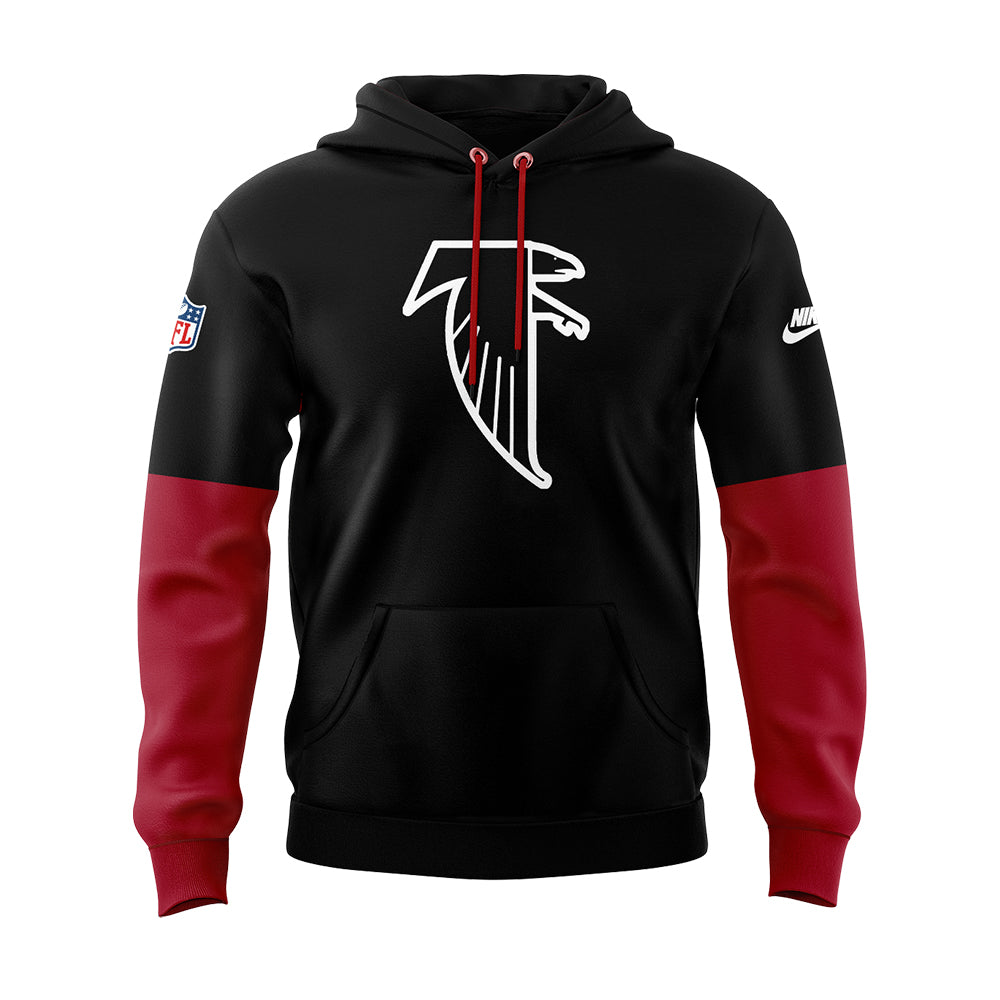 Atlanta Falcons 2025 Limited Edition Throwback Black Hoodie