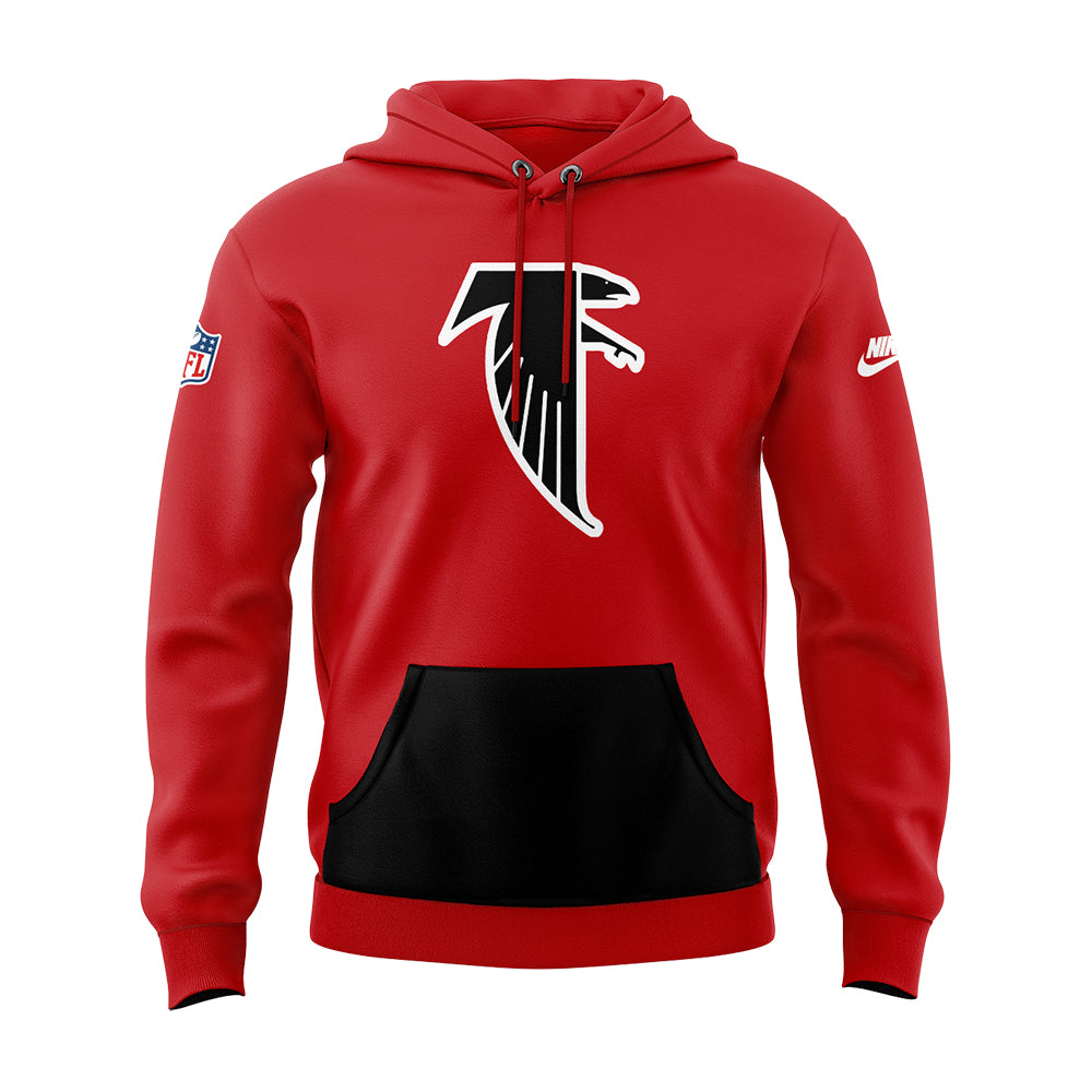 Atlanta Falcons 2025 Limited Edition Throwback Red Hoodie