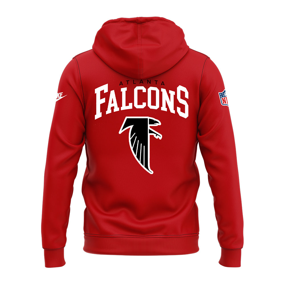 Atlanta Falcons 2025 Limited Edition Throwback Red Hoodie