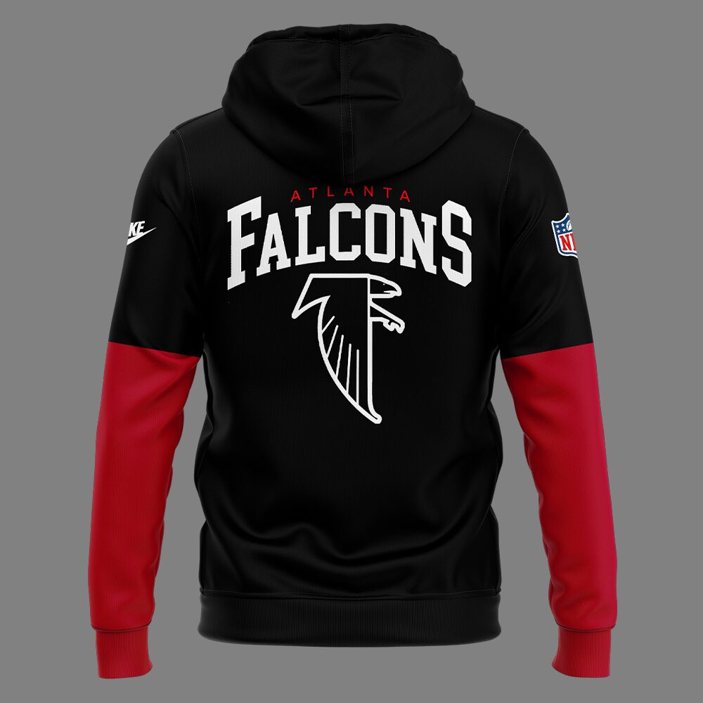 Atlanta Falcons 2025 Limited Edition Throwback Black Hoodie