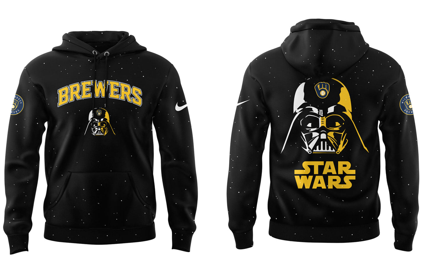 Brewers Baseball 2025 Limited "Brewers x Stars Wars" Black Hoodie-PU25030711