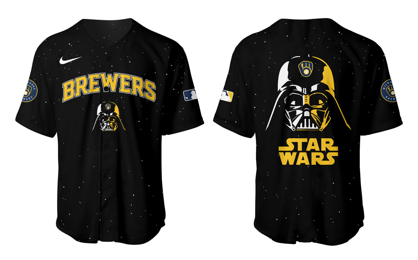 Brewers Baseball 2025 Limited "Brewers x Stars Wars" Black Jersey-PU25030712