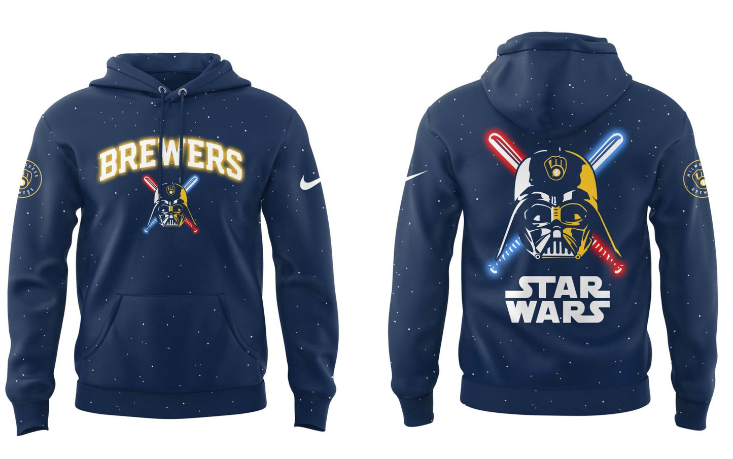 Brewers Baseball 2025 Limited "Brewers x Stars Wars" Navy Hoodie-PU25031304