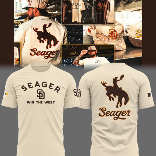 Limited Edition Padres Baseball x Seager T-Shirt
