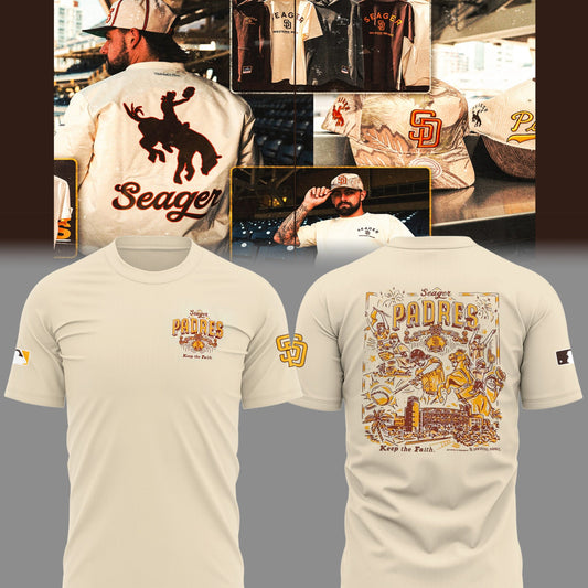 Limited Edition Padres Baseball x Seager T-Shirt