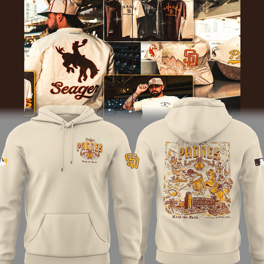 Limited Edition Padres Baseball x Seager Hoodie