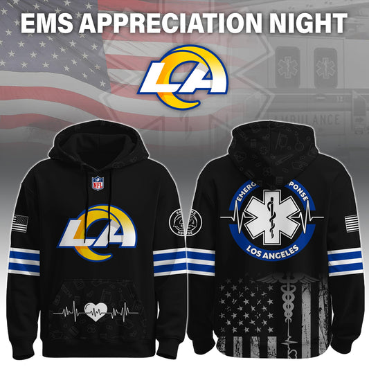 Los Angeles Rams x EMS Appreciation Night Game Hoodie