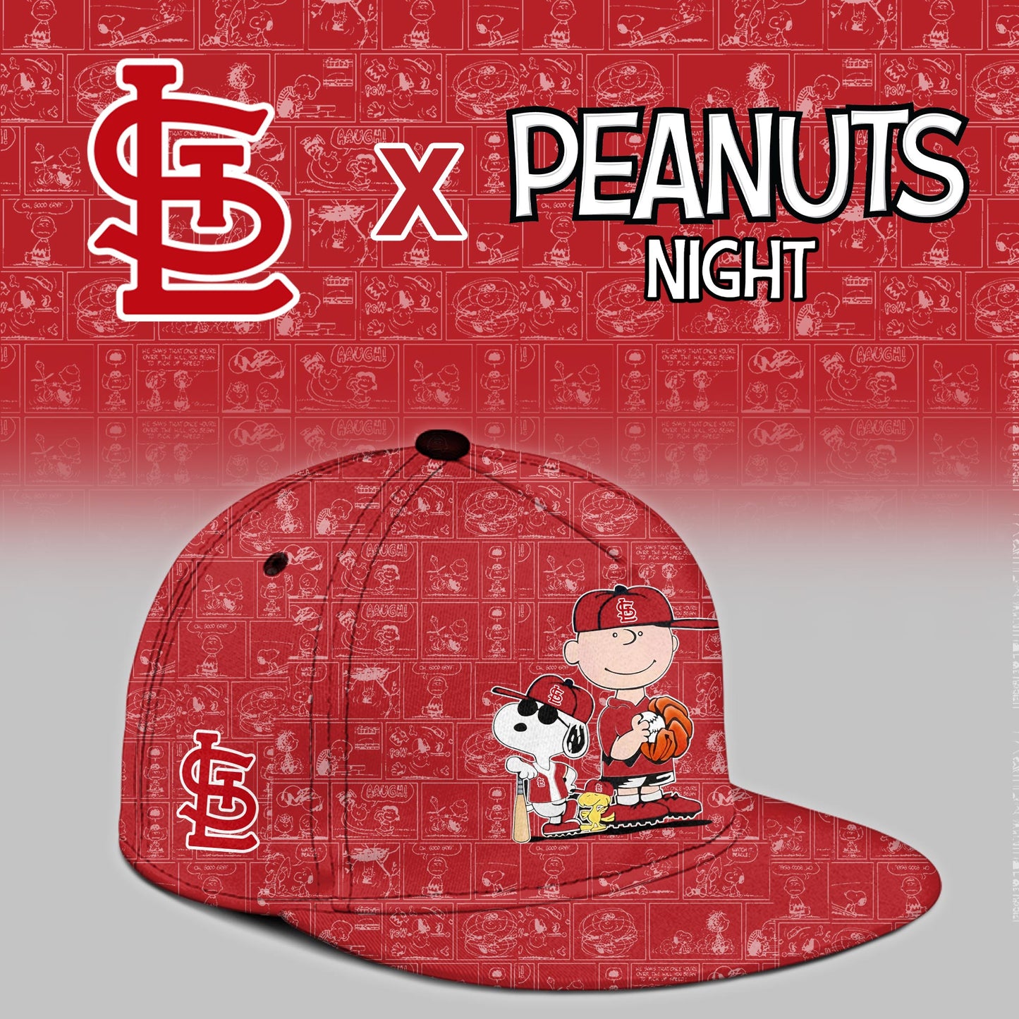 StLouis Cardinals 2025 Peanuts Night Game Limited Jersey | JA38