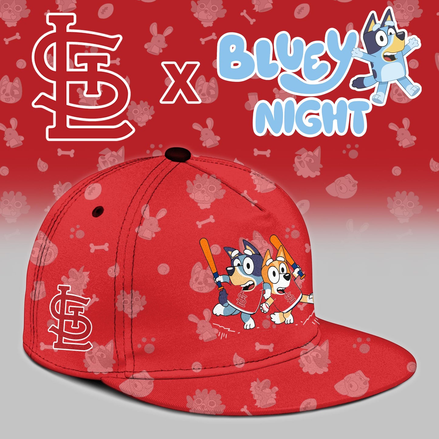 St.Louis Cardinals 2025 Bluey Night Game Limited Jersey | QN63