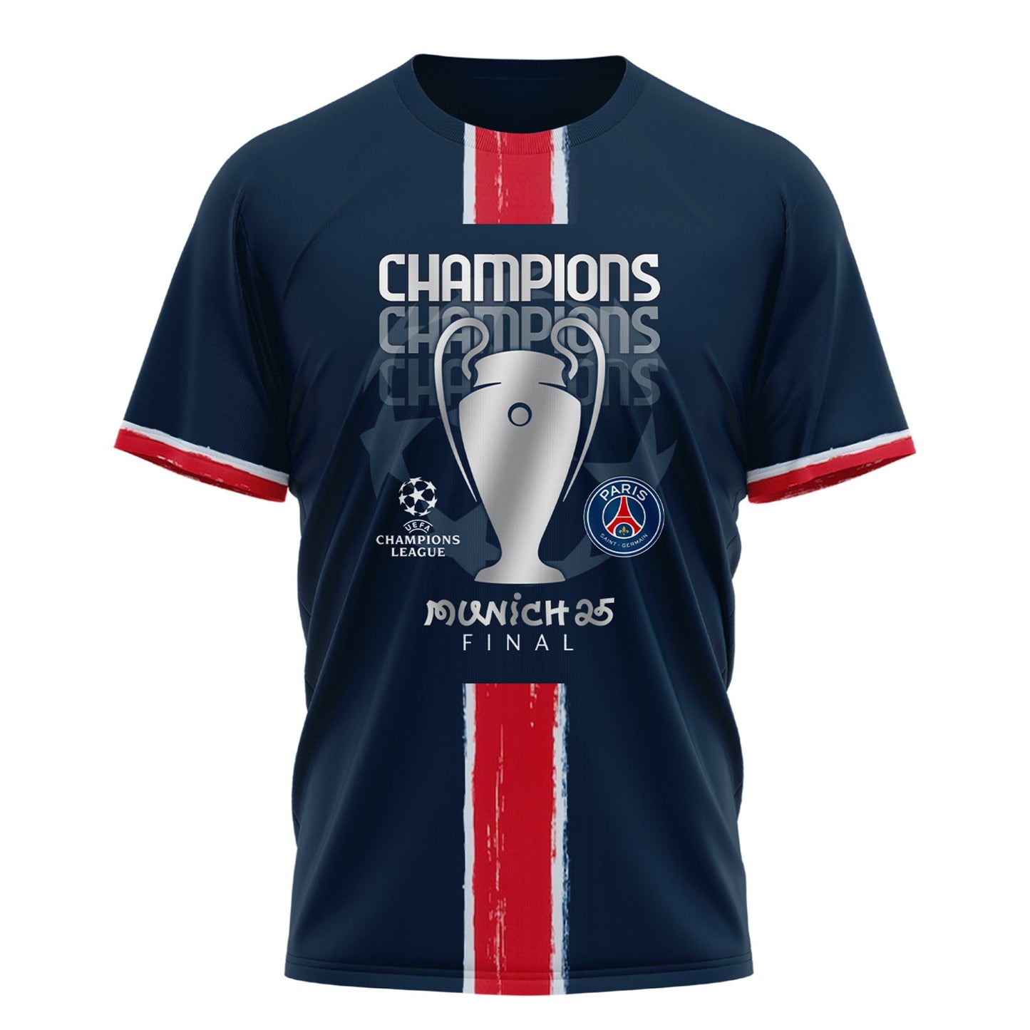 _Paris Saint-Germain F.C Champions League Winner 2025 T.Shirt #1