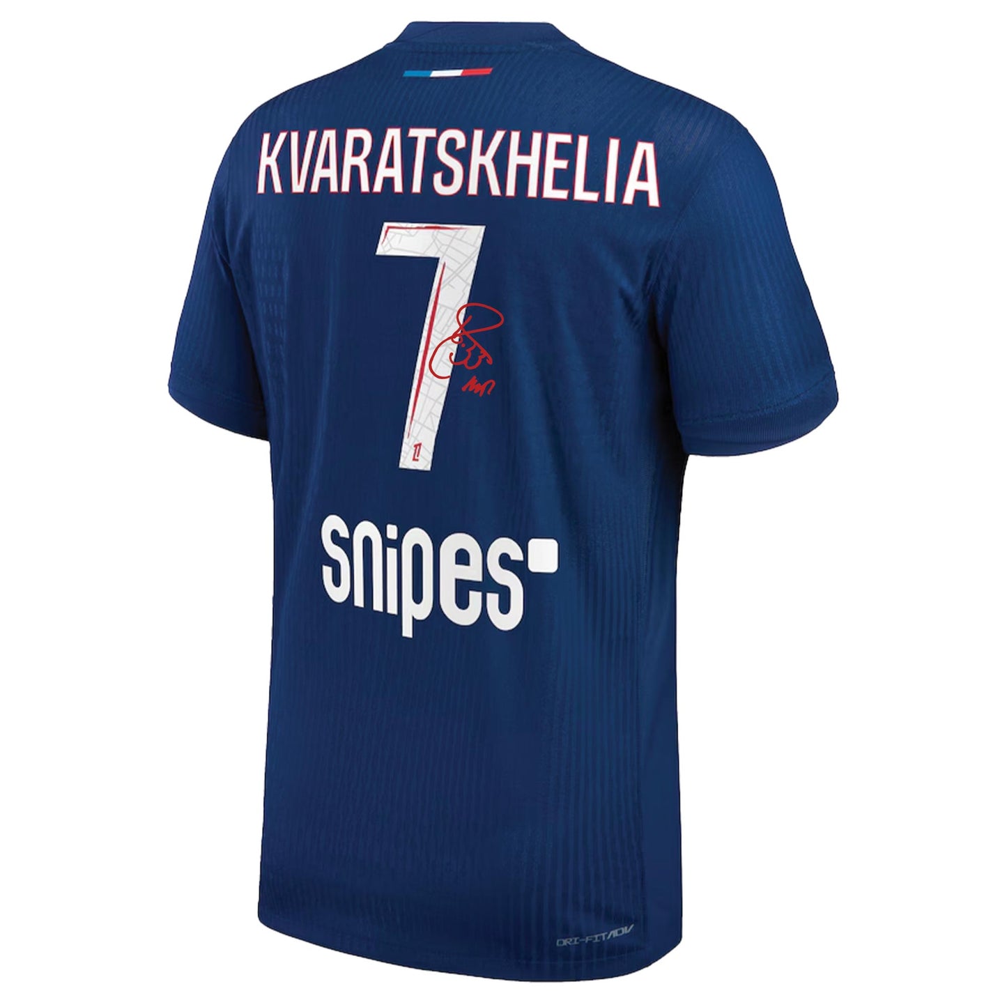 . PSG Dri.FIT ADV Home Match Shirt 2024.25 with Kvaratskhelia Signature