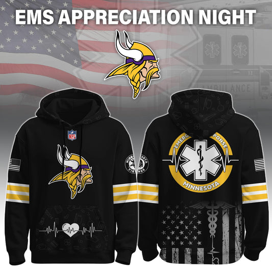 Minnesota Vikings x EMS Appreciation Night Game Hoodie