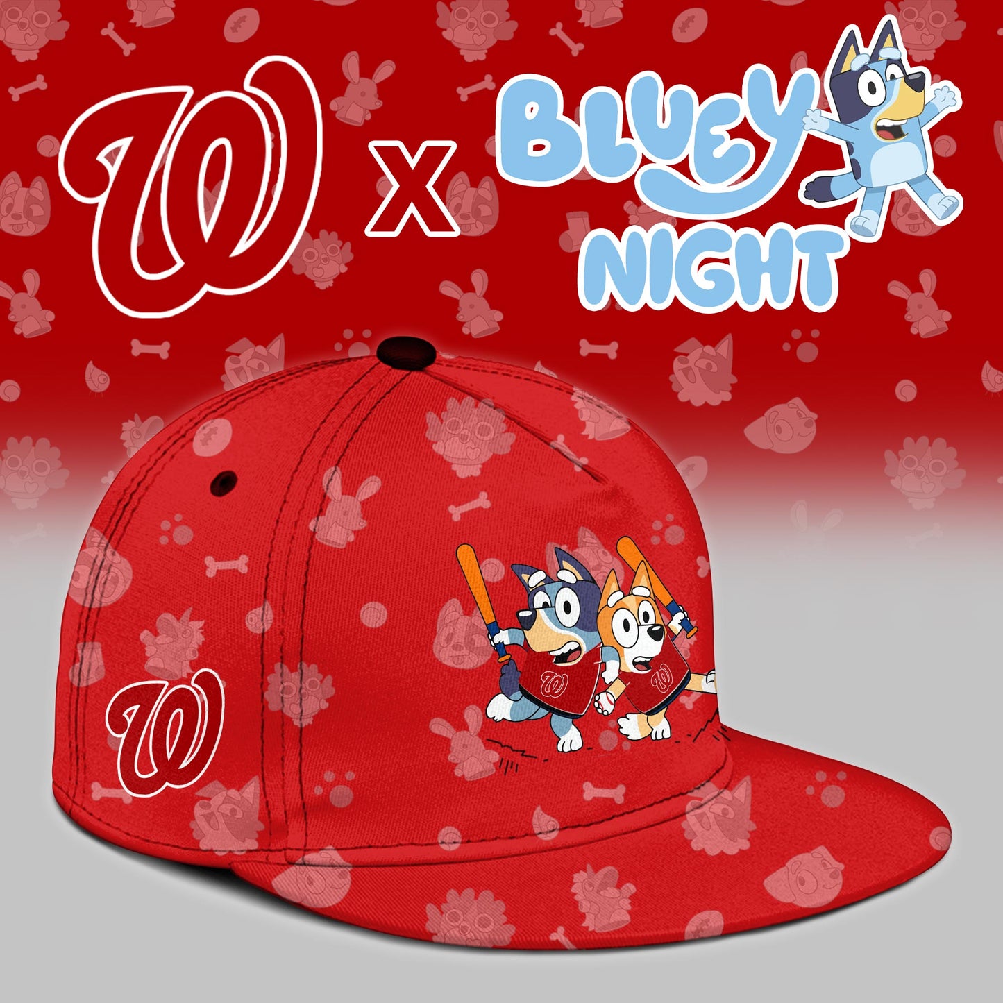 Washington Nationals 2025 Bluey Night Event Limited Jersey | GI10