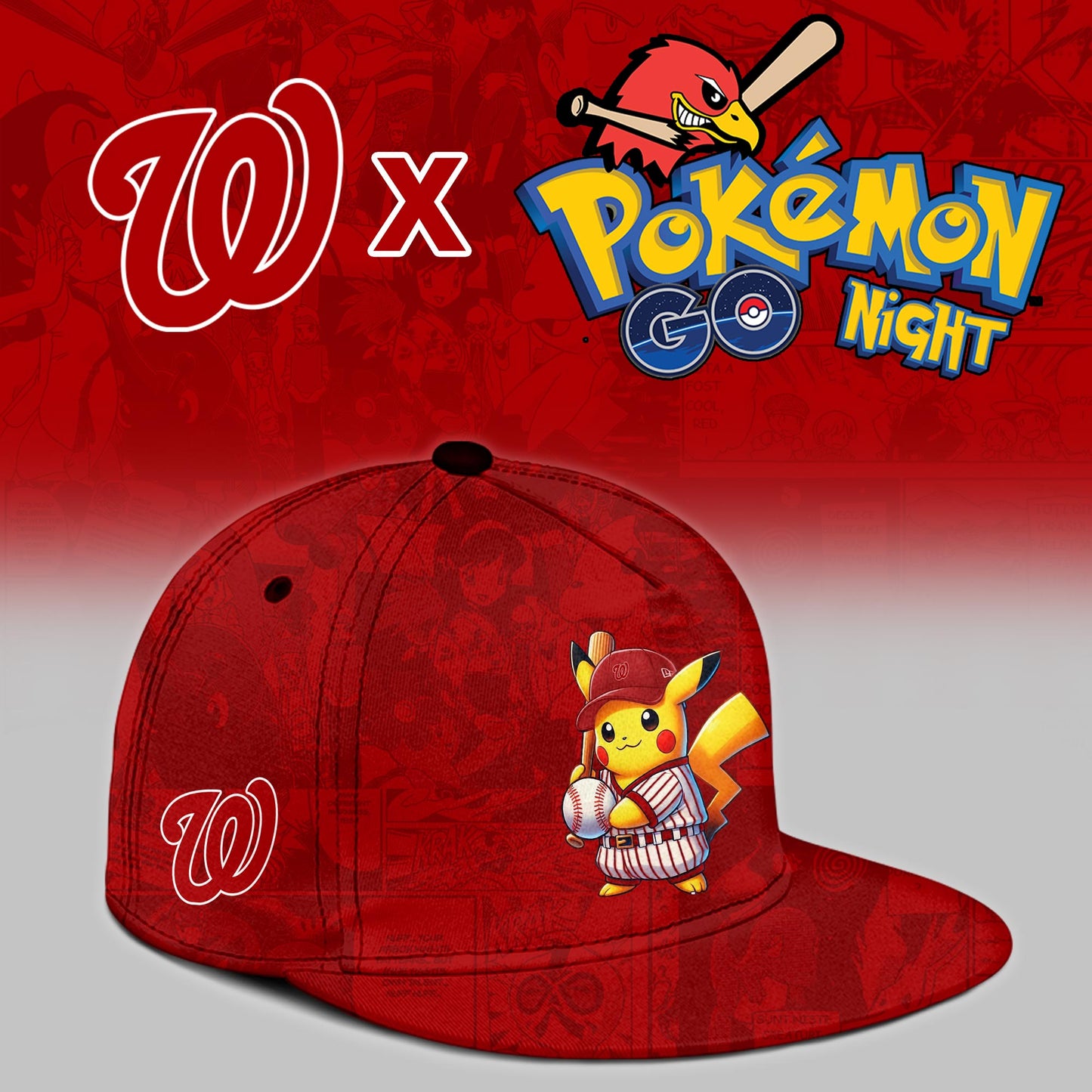 Washington Nationals 2025 Pokémon GO Night Limited Jersey | FG66