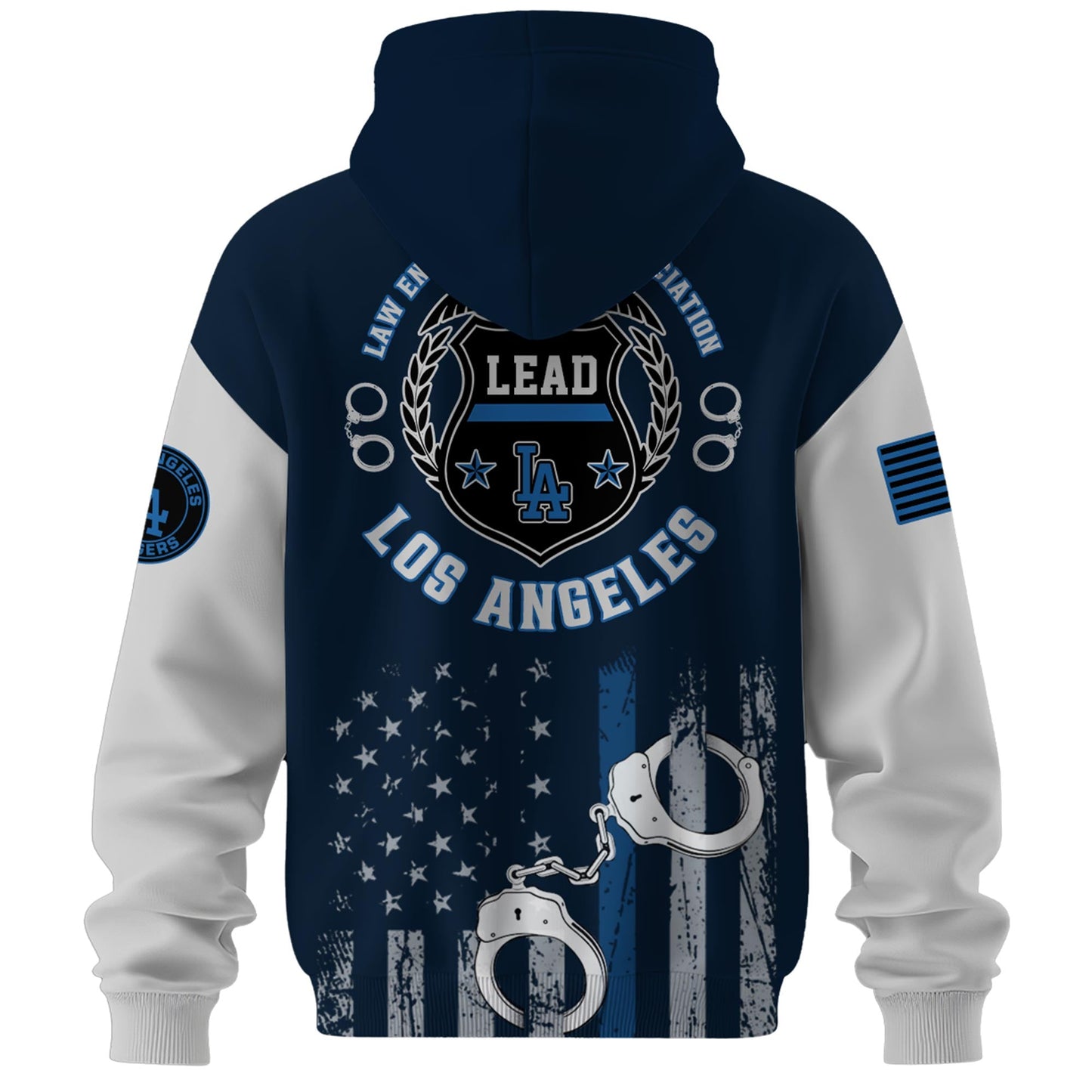 .    Los Angeles Dodgers MLB x Law Enforcement Appreciation Day Hoodie Limited