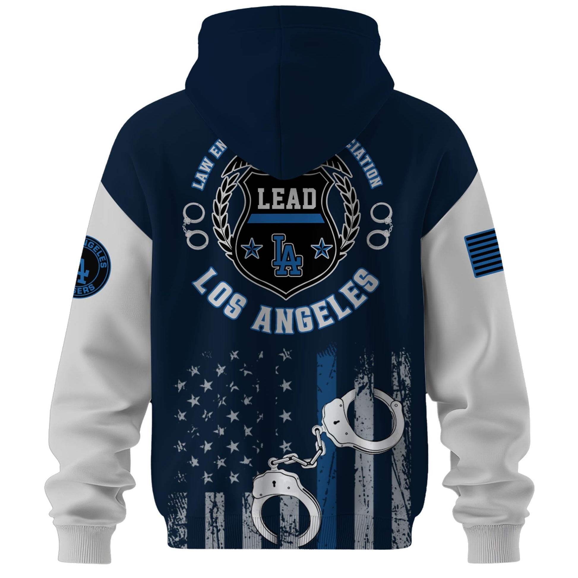 .    Los Angeles Dodgers MLB x Law Enforcement Appreciation Day Hoodie Limited