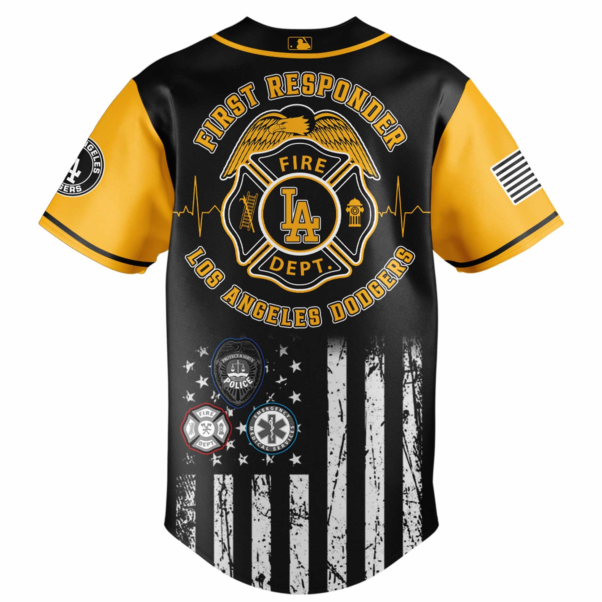 .    Los Angeles Dodgers MLB x First Responders Night Jersey Limited Edition