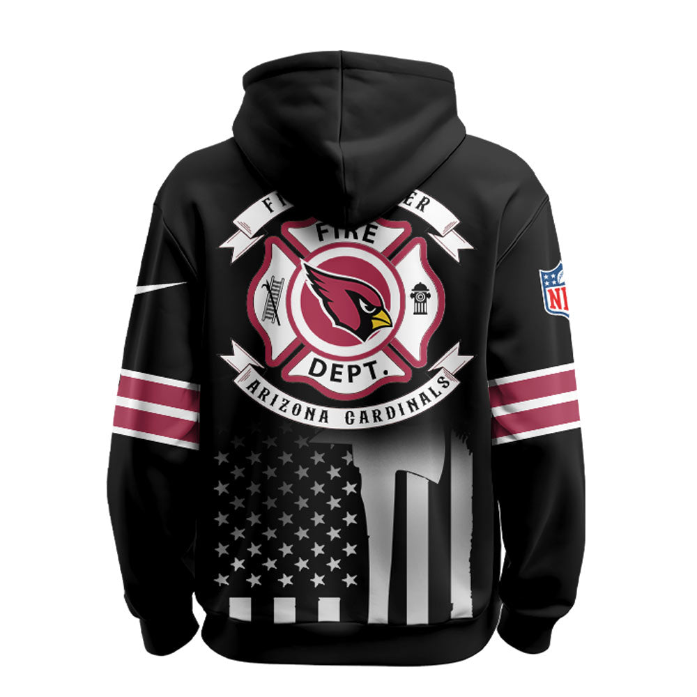 Arizona Cardinals x Firefighter Appreciation Night Game Hoodie
