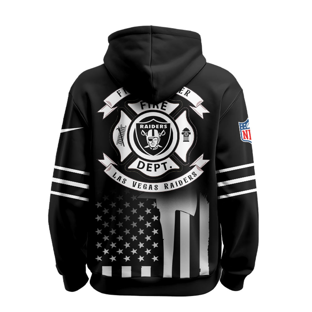 Las Vegas Raiders x Firefighter Appreciation Night Game Hoodie