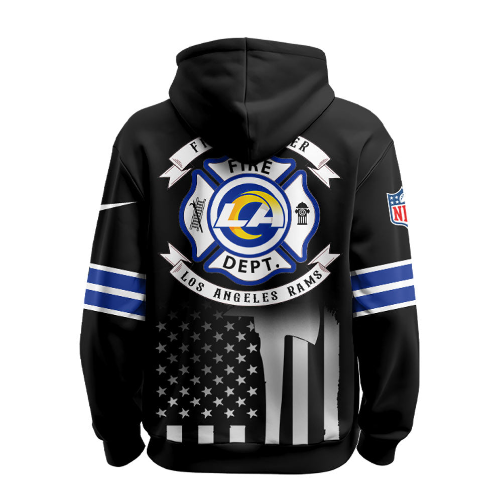 Los Angeles Rams x Firefighter Appreciation Night Game Hoodie