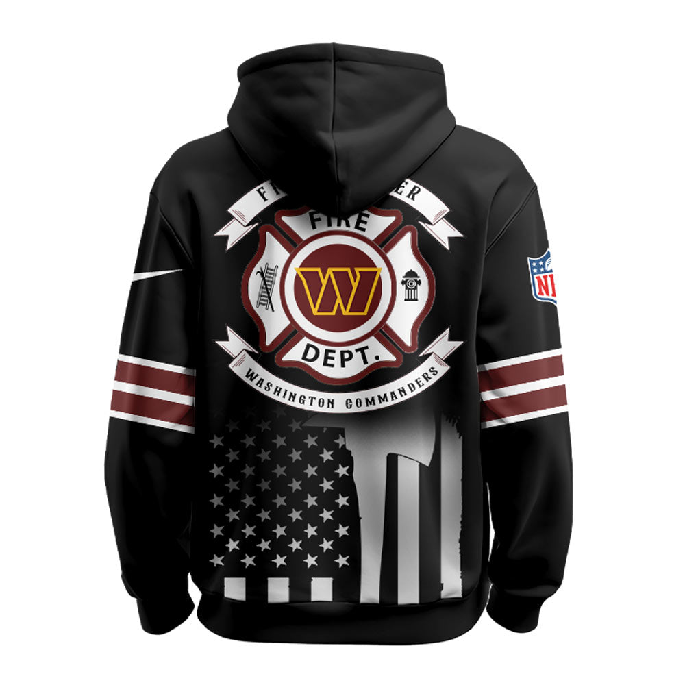 Washington Commanders x Firefighter Appreciation Night Game Hoodie