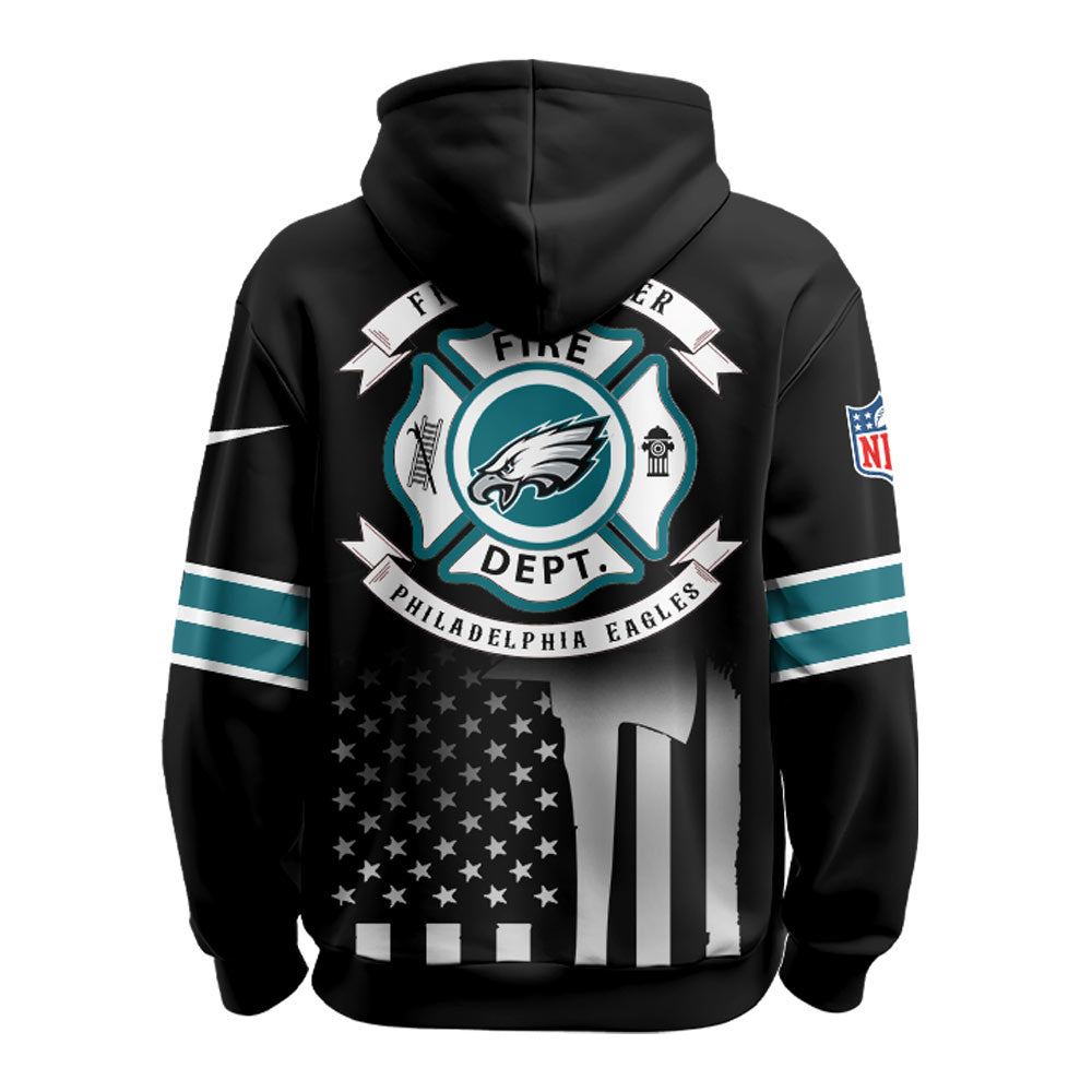 Philadelphia Eagles x Firefighter Appreciation Night Game Hoodie