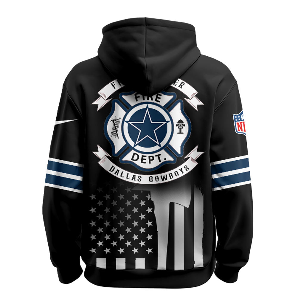 Dallas Cowboys x Firefighter Appreciation Night Game Hoodie