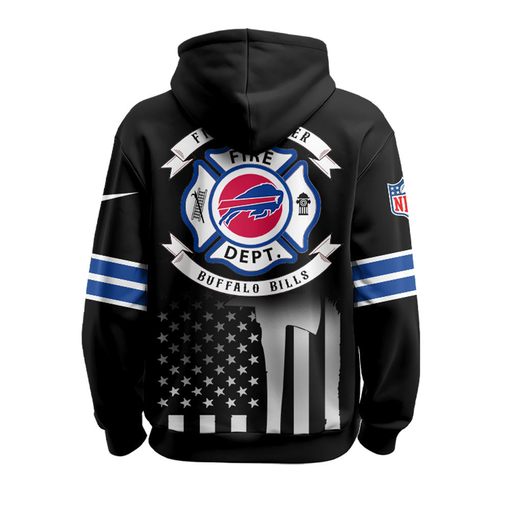 Buffalo Bills x Firefighter Appreciation Night Game Hoodie