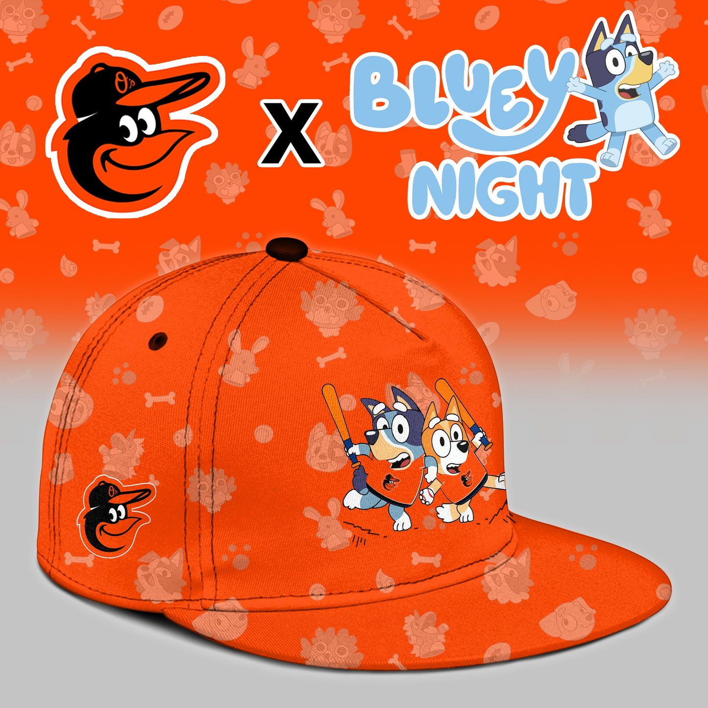 Baltimore Orioles 2025 Bluey Night Event Limited Jersey | KI87