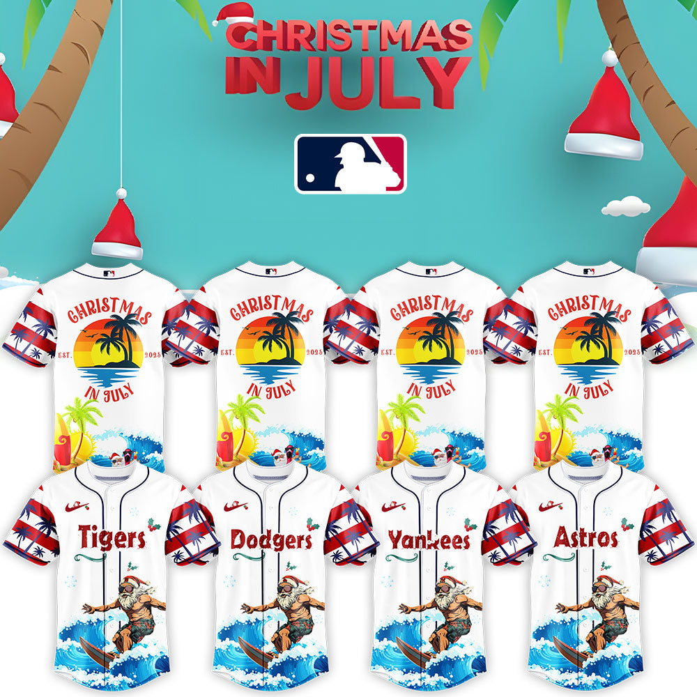 _ MLB x Christmas July Santa 2025 Jersey Editions Limited 2025
