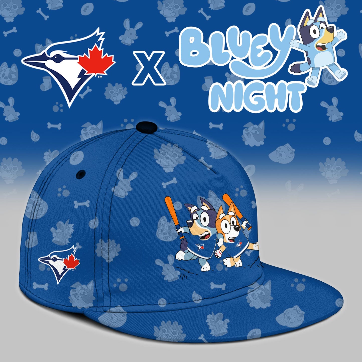 Toronto Blue Jays 2025 Bluey Night Game Limited Jersey | WI32