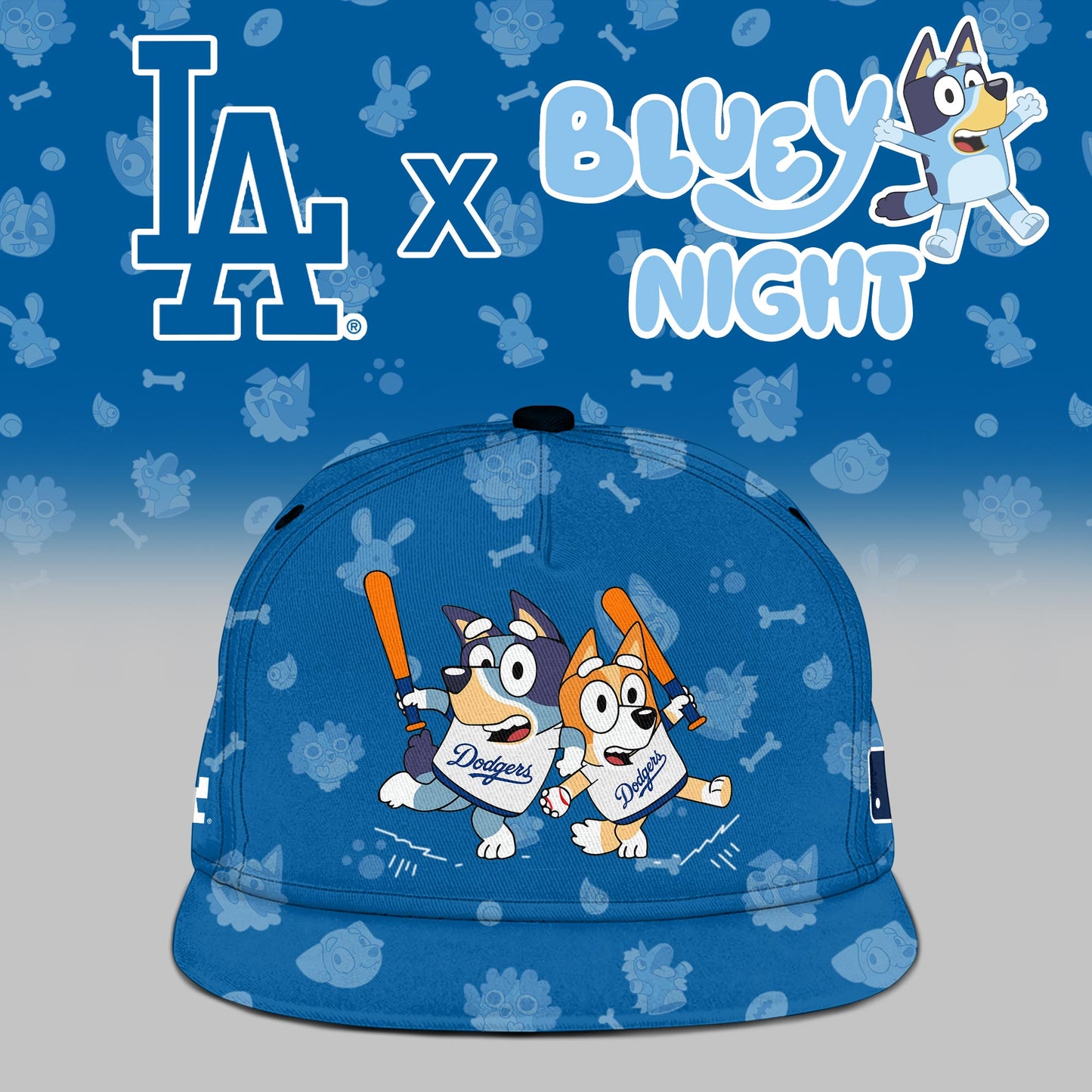 Los Angeles Dodgers 2025 Bluey Theme Night Limited Jersey | XL89
