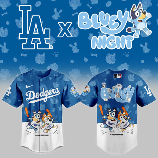 Los Angeles Dodgers 2025 Bluey Theme Night Limited Jersey | XL89