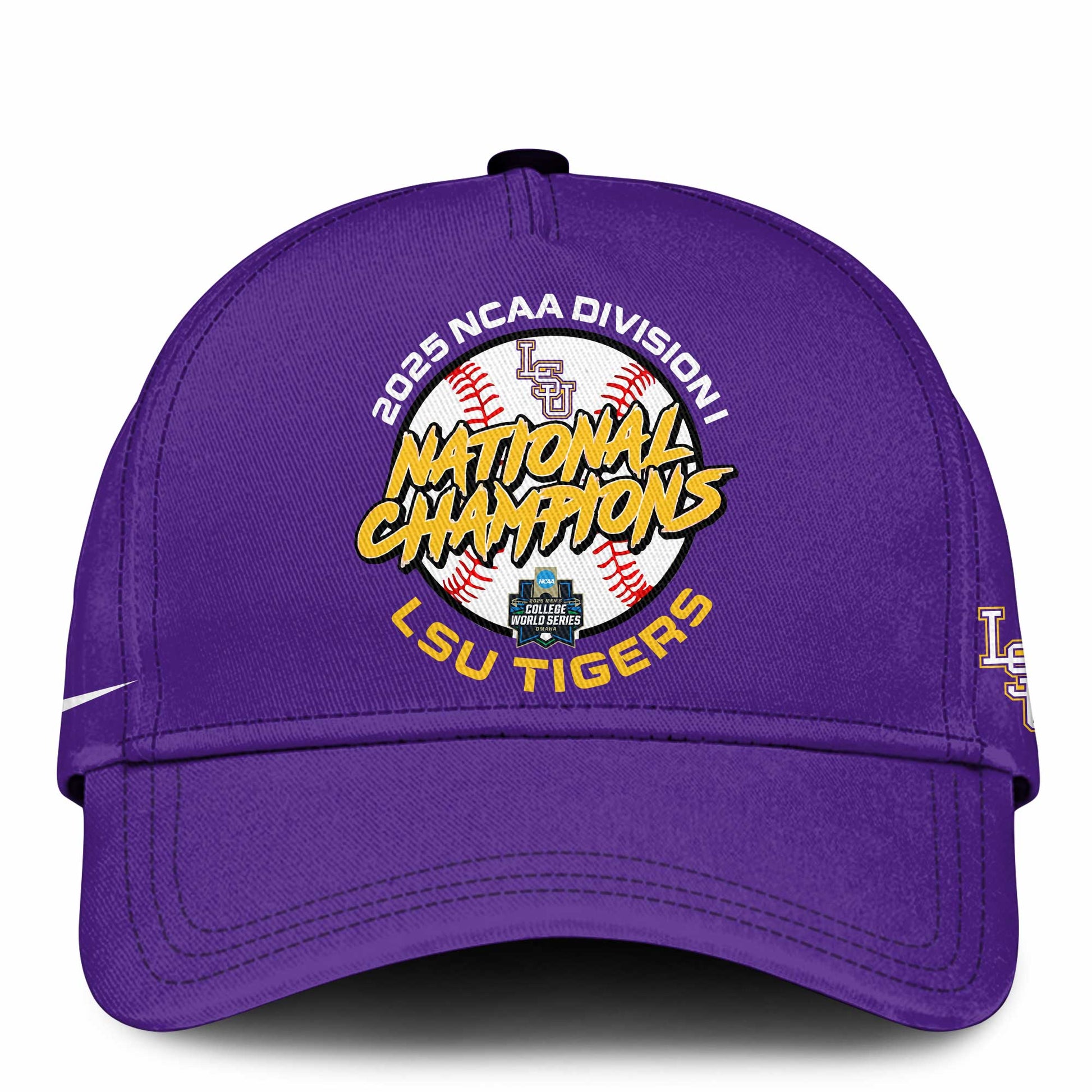 LSU Tigers Baseball Jersey - 2025 NCAA Baseball Men’s College World Series Champions Jersey
