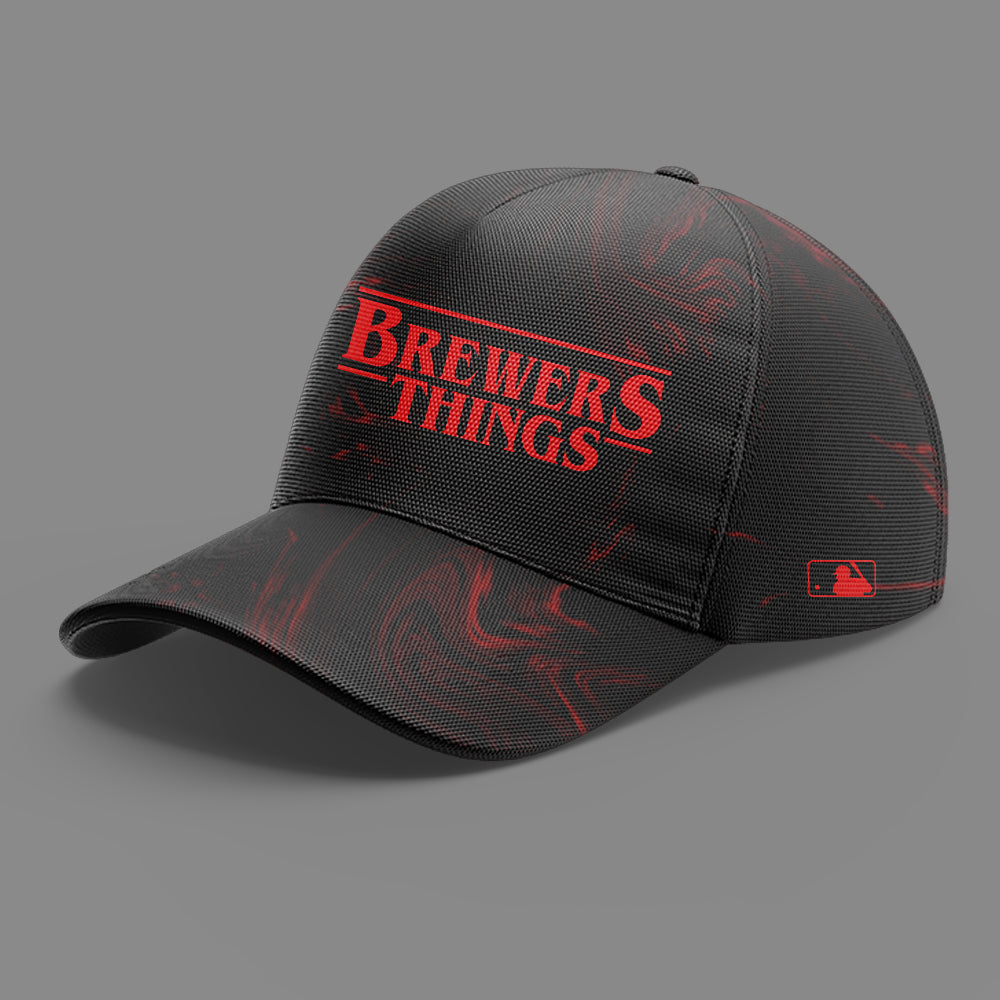 Limited Edition Brewers Baseball Stranger Things Night Hoodie-PU25071720