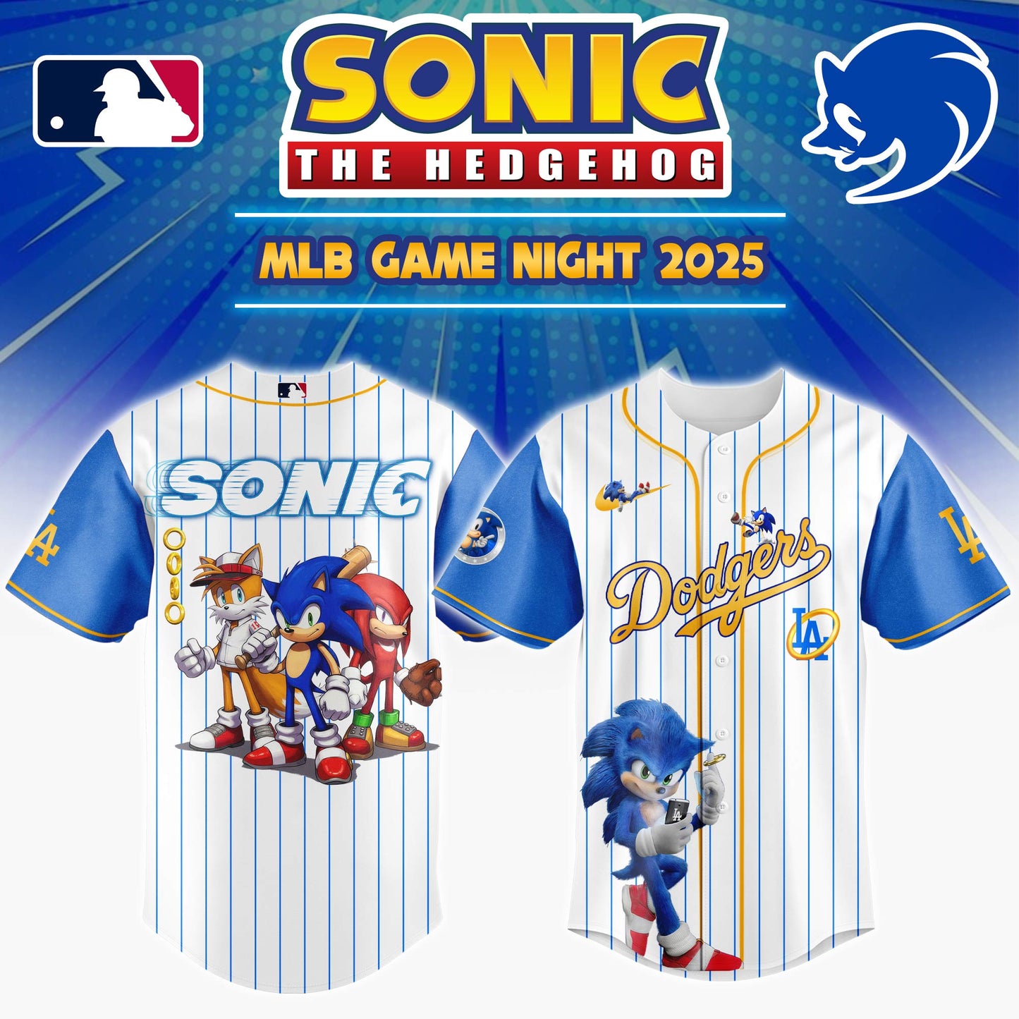 Los Angeles Dodgers x Socnic Game Night Jersey 2025  Editons Limited