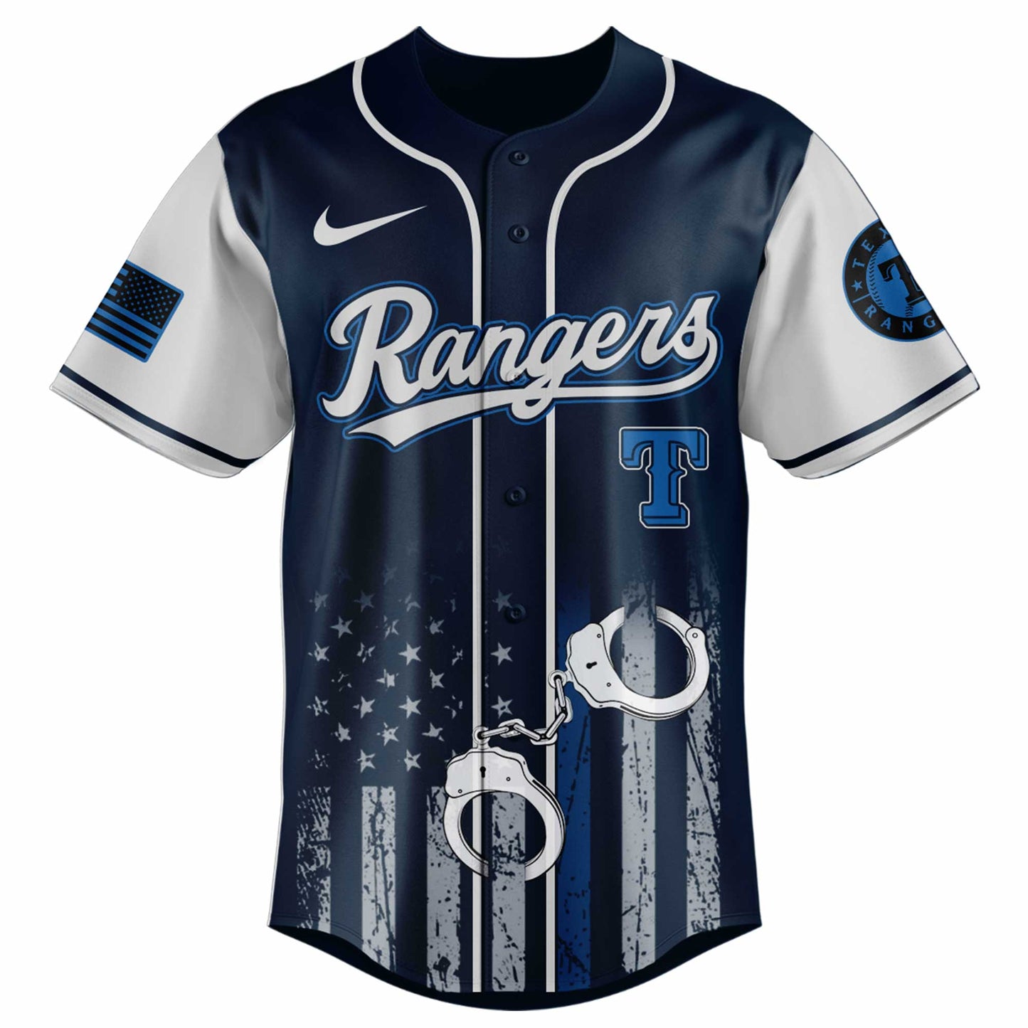 . Texas Rangers MLB x Law Enforcement Appreciation Day Jersey Limited