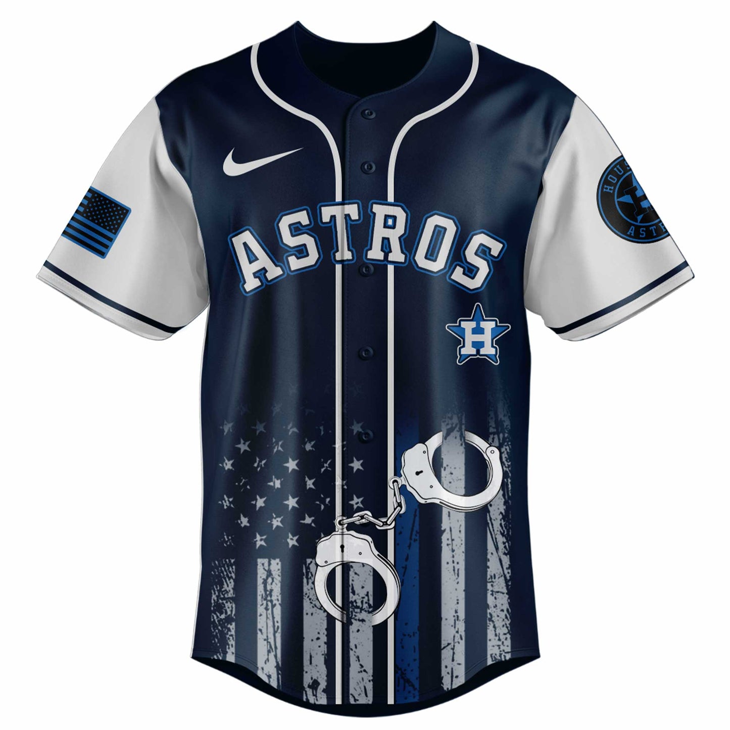 . Houston Astros MLB x Law Enforcement Appreciation Day Jersey Limited
