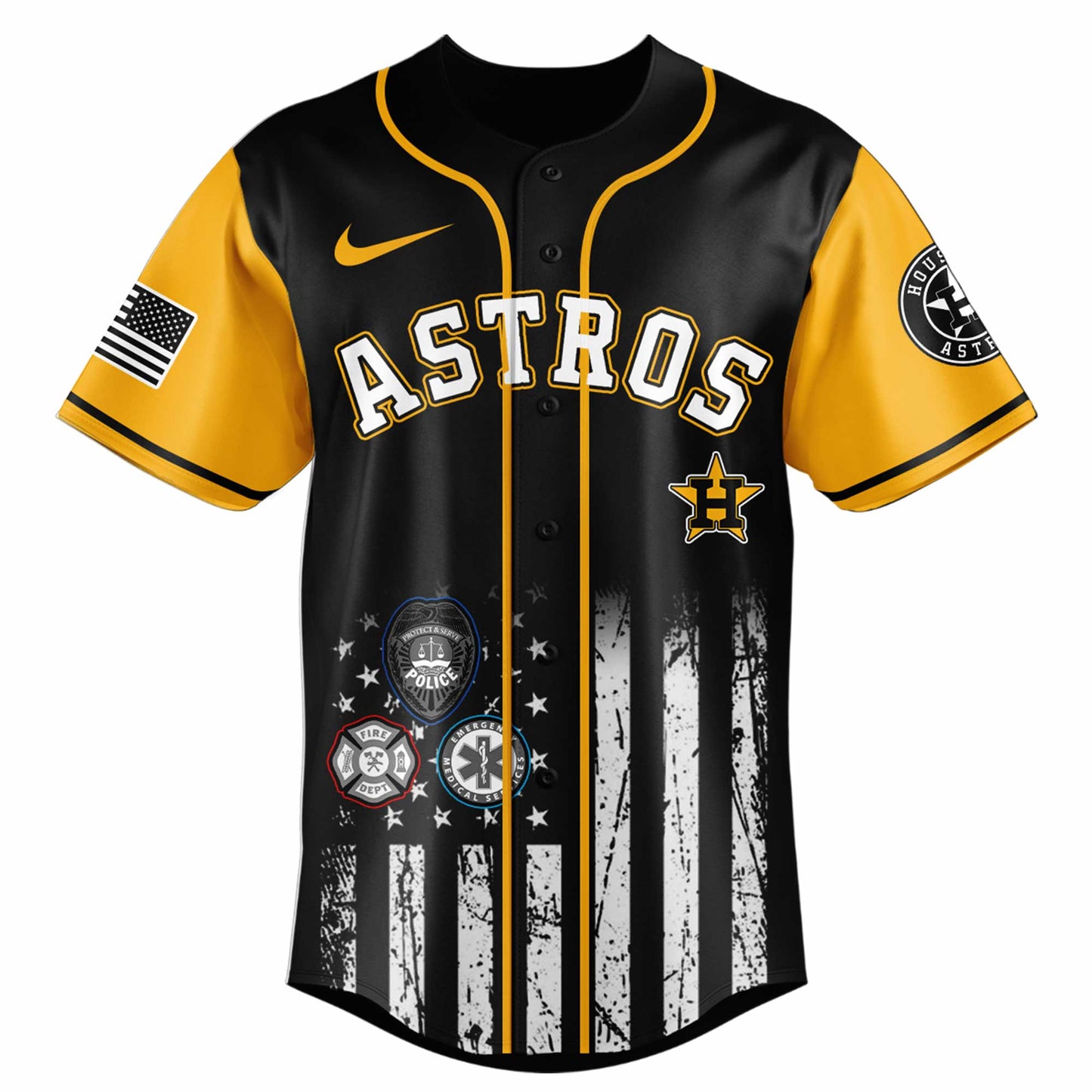 Houston Astros MLB x First Responders Night Jersey Limited Edition | KU37