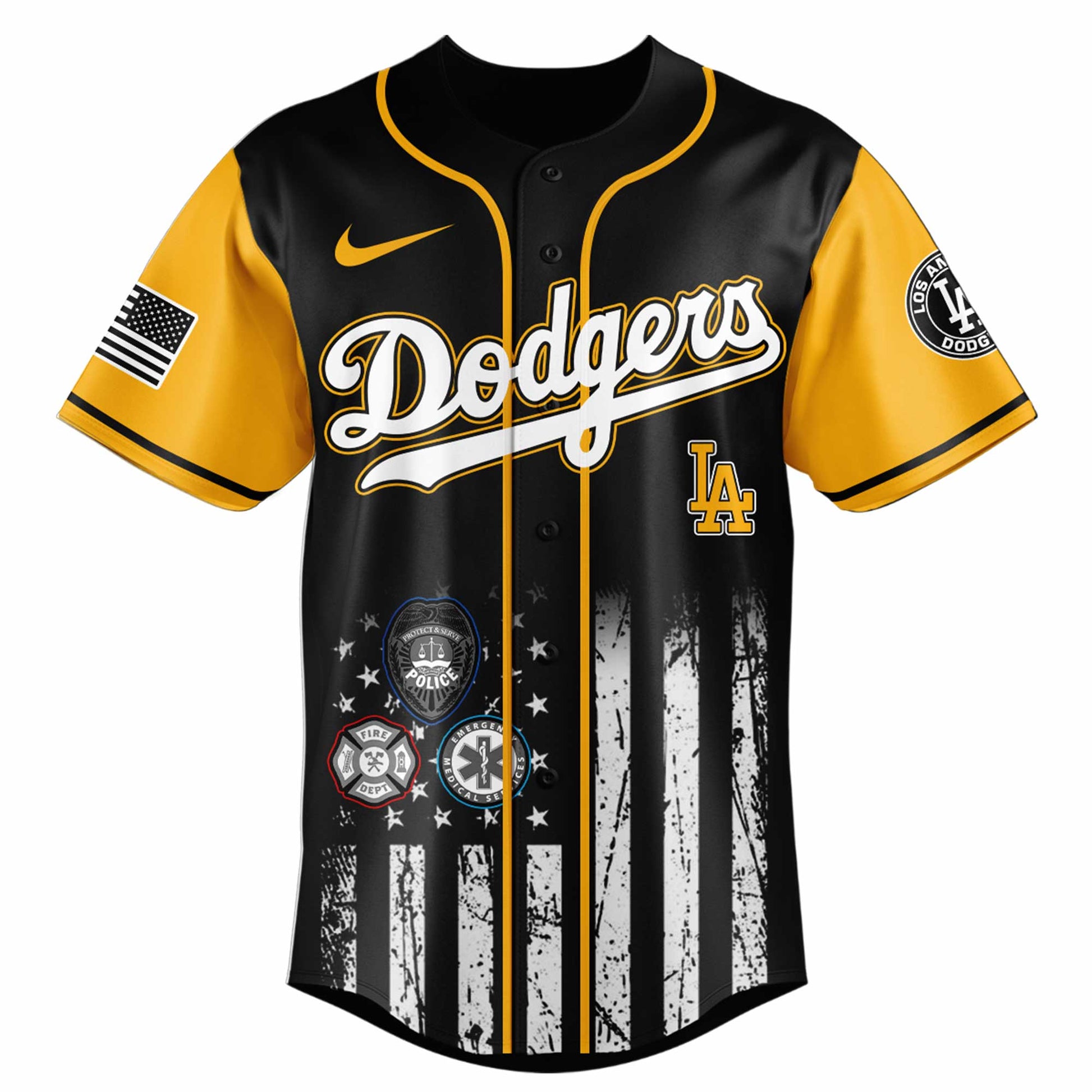 .    Los Angeles Dodgers MLB x First Responders Night Jersey Limited Edition