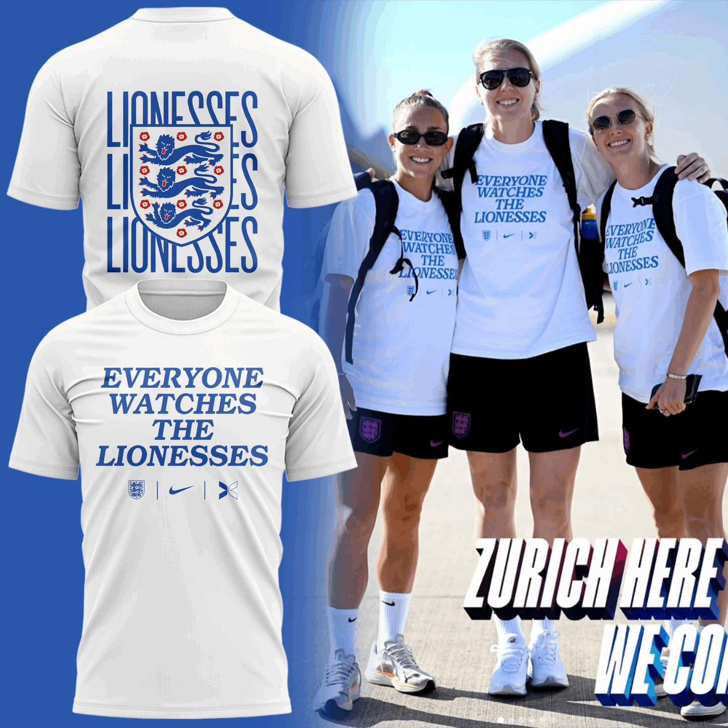 Limited Edition Everyone Watches The Lionesses Tshirt 2025